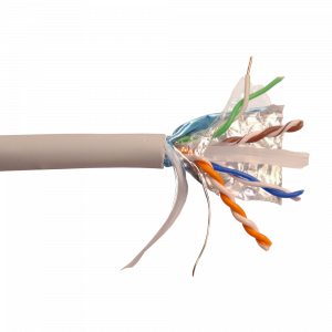 LANMASTER F/UTP cable, 4 pairs, cat. 6A, with separator, LSZH, нг(А)-HF, 305 м